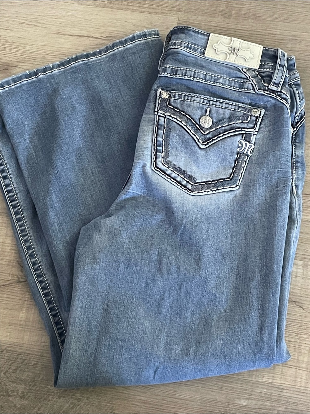 Miss me wide leg jeans